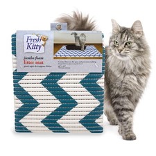 Fresh Kitty Durable XL Jumbo Foam Litter Mat   Phthalate and BPA Free, Water