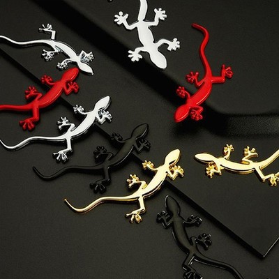 1PC Reflective Car Metal Truck Sticker Lizard Gecko Decal Badge Emblem DecOY