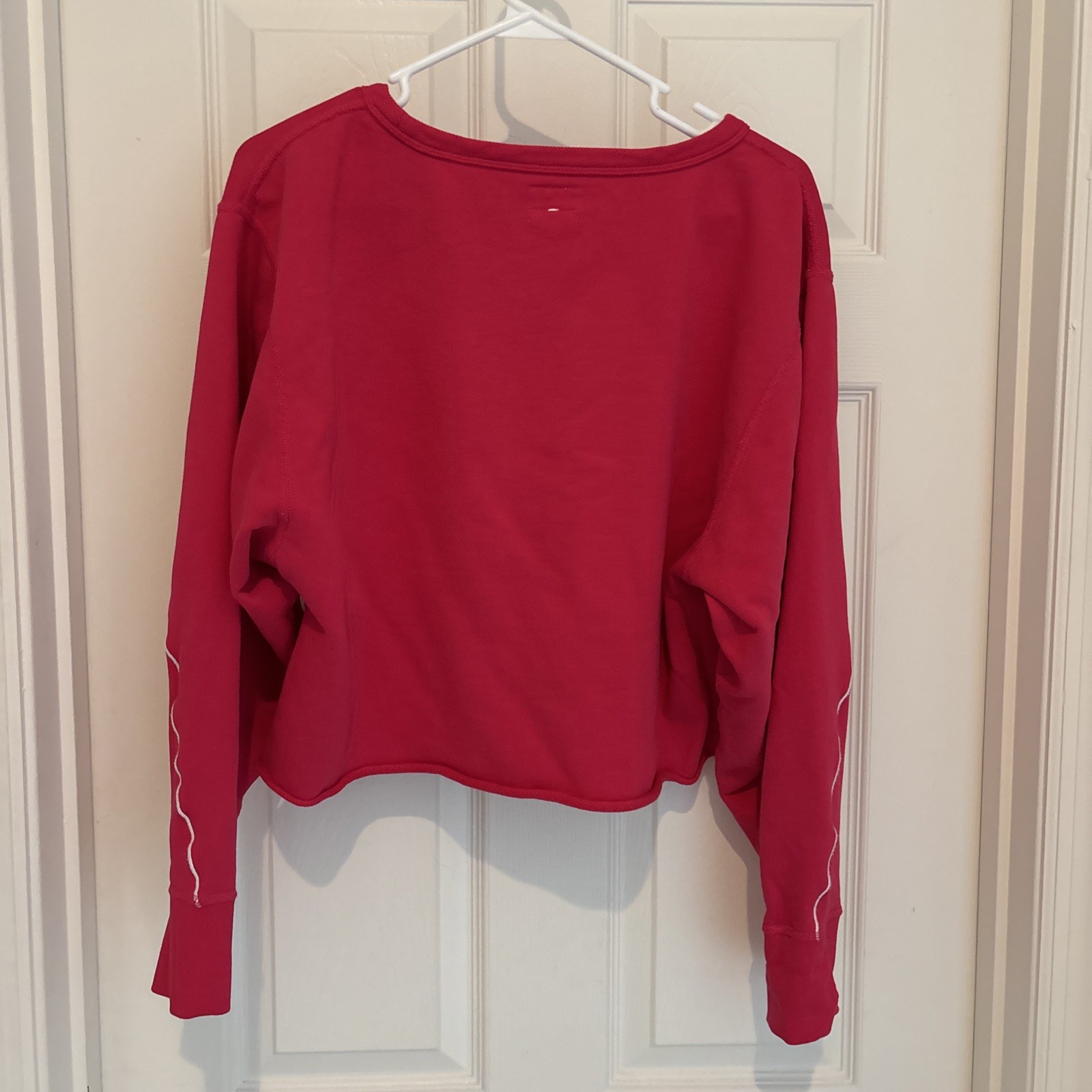 Rag & Bone The Script Logo Cropped Pullover In Br… - image 5
