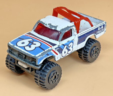 Matchbox Superfast No.63 4x4 Open Back Truck weiß 1981 Lesney
