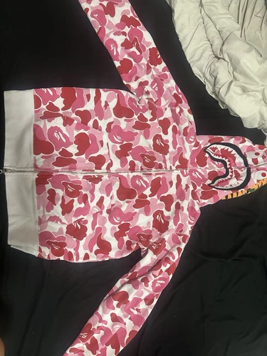 A BATHING APE (BAPE) BAPE ABC Camp Shark Full Zip 'Rosa'
