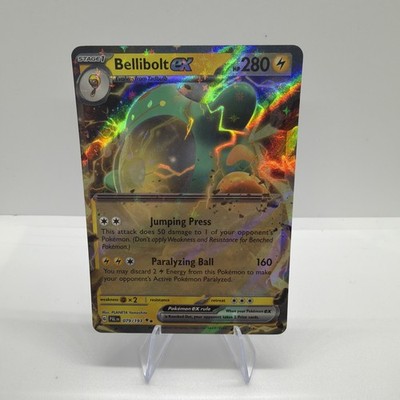 Pokemon Bellibolt EX 079/193 Paldea Evolved Holo Rare Full Art ENG