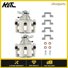 Set of 2 Rear Left & Right Brake Calipers w/ Bracket For Ford Mustang 2005-2014