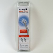 Waterpik Sonic-Fusion Replacement Flossing Brush Heads Compact White NEW 2-pack