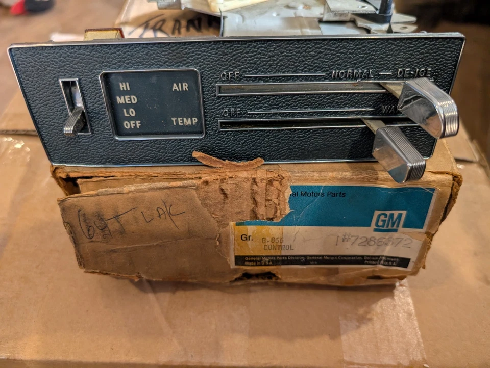 Control de calefacción de tablero Pontiac GTO LEMANS TEMPEST 1964 NUEVO DE STOCK 7286372 Foto 2 de 4