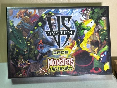 2017 Upper Deck VS System 2PCG Marvel Monsters Unleashed! 400 Card Game Set NEW!