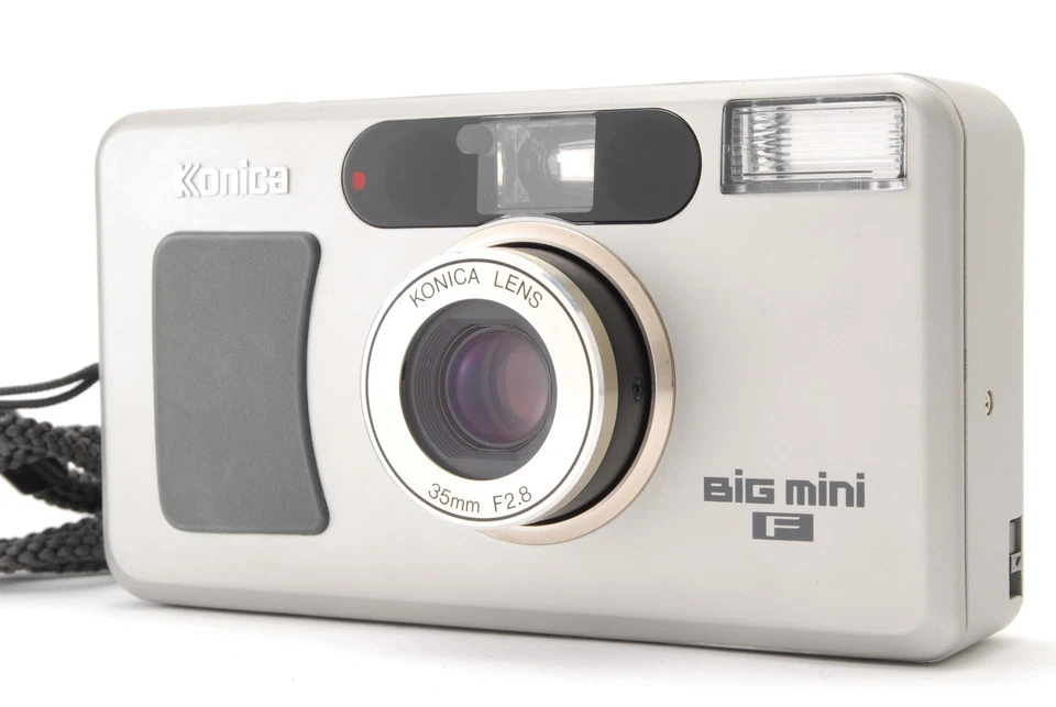 [ N MINT w/ Case ] Konica Big mini F 35mm Point & Shoot Film Camera JAPAN - Image 2 of 4
