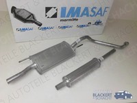 Imasaf Auspuff Ab Kat für VW Golf 3 Iii+Golf 4 IV Cabrio 1.8 55KW 91-95| Msd+Esd
