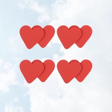 4 Pairs Adhesive Shoe Sole Protectors High-heeled Shoes Stickers