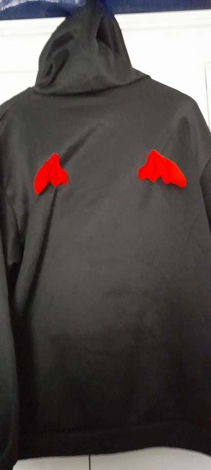Frauen Devil Wings Hoody Pullover 2XL (Halloween) - Bild 2 von 3