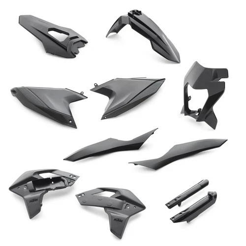 KTM SMC-R 690 2019-2024 Plastics kit + Fork guards Original OEM KTM Black