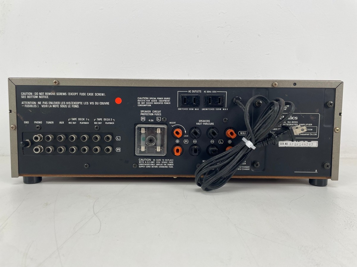Technics - SU-8055 - Stereo Integrated Amplifier - 120V - Fully