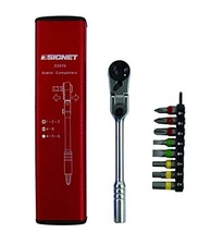 SIGNET Mini Ratchet 60 Gear Flex Head Type Flex Mini Ratchet Set  model: 22070