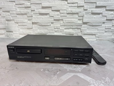 Sony CDP 313 CD Player mit Fernbedienung Schwarz Vintage vollfunktionsfähig