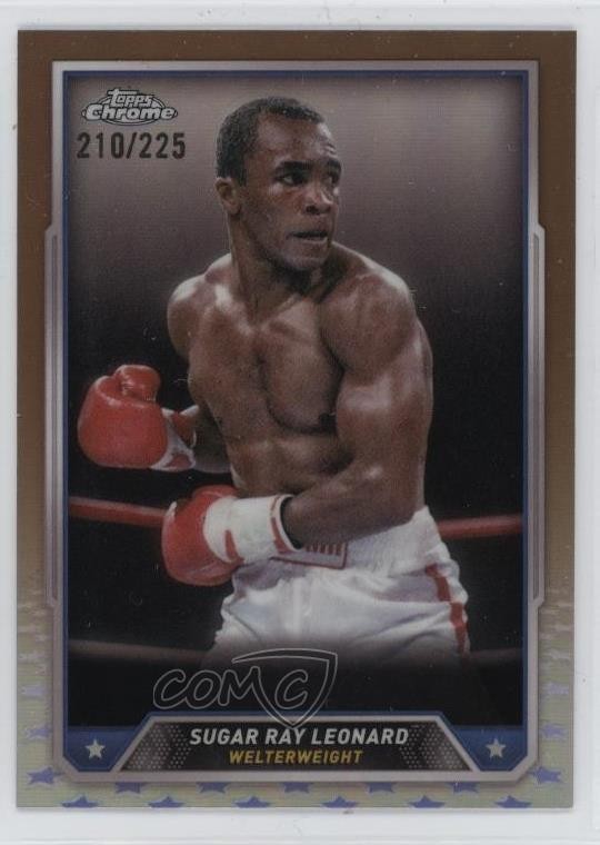 2024 Topps Chrome Bronze Refractor /225 Sugar Ray Leonard #29 1ln4