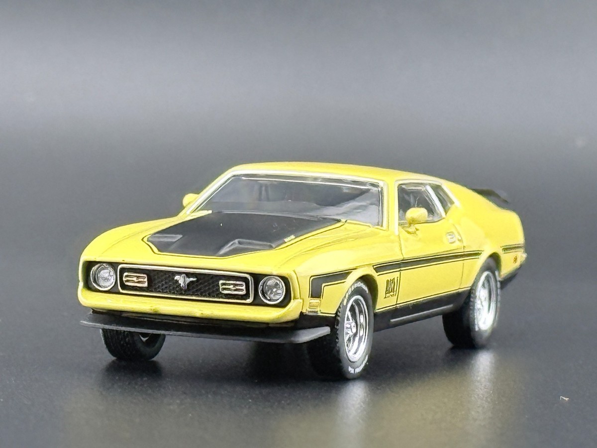 Mini GT Ford Mustang Mach1 Grabber Yellow #1139 1/64 | eBay