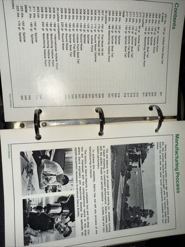 Sierra Bullets Reloading Manual 1971 223 Rifle Pistol Ballistics Ok Condition - 第 6/24 張圖片