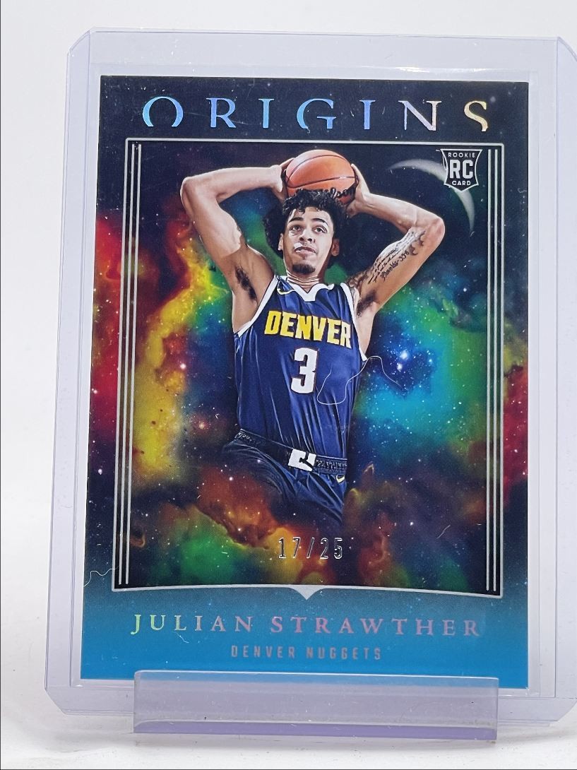 JULIAN STRAWTHER 2023-24 ORIGINS ROOKIE TURQUOISE NUGGETS RC /25 Q4390