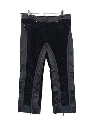 ROBERTO CAVALLI 7/8-Hose Damen Hose Gr. DE 38 schwarz Casual-Look