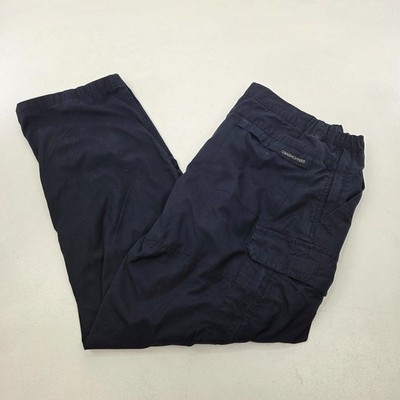 Craghoppers Solar Shield Blau Cargo Wanderhose Wandern Herren Größe W38S