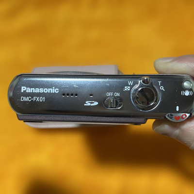 Used] Panasonic LUMIX DMC-FX01 Pink Compact Digital Camera tested