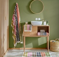 Orla Kiely Multi Stem 100% Cotton Towels In Auburn