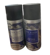 TED BAKER STERLING BLUE  BODY SPRAY 150ml X 2