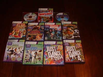 11 Kinect Xbox 360 Game Lot/Bundle (Xbox 360 Kinect) TESTED VG/EX