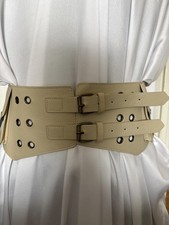 Retro, Wide Waist Belt, Utility Style, with Pockets for Women Size XL
