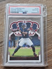 2021 RC # /199 Justin Fields Chronicles Crown Royale Rookie #CR-4 Red NY Jets