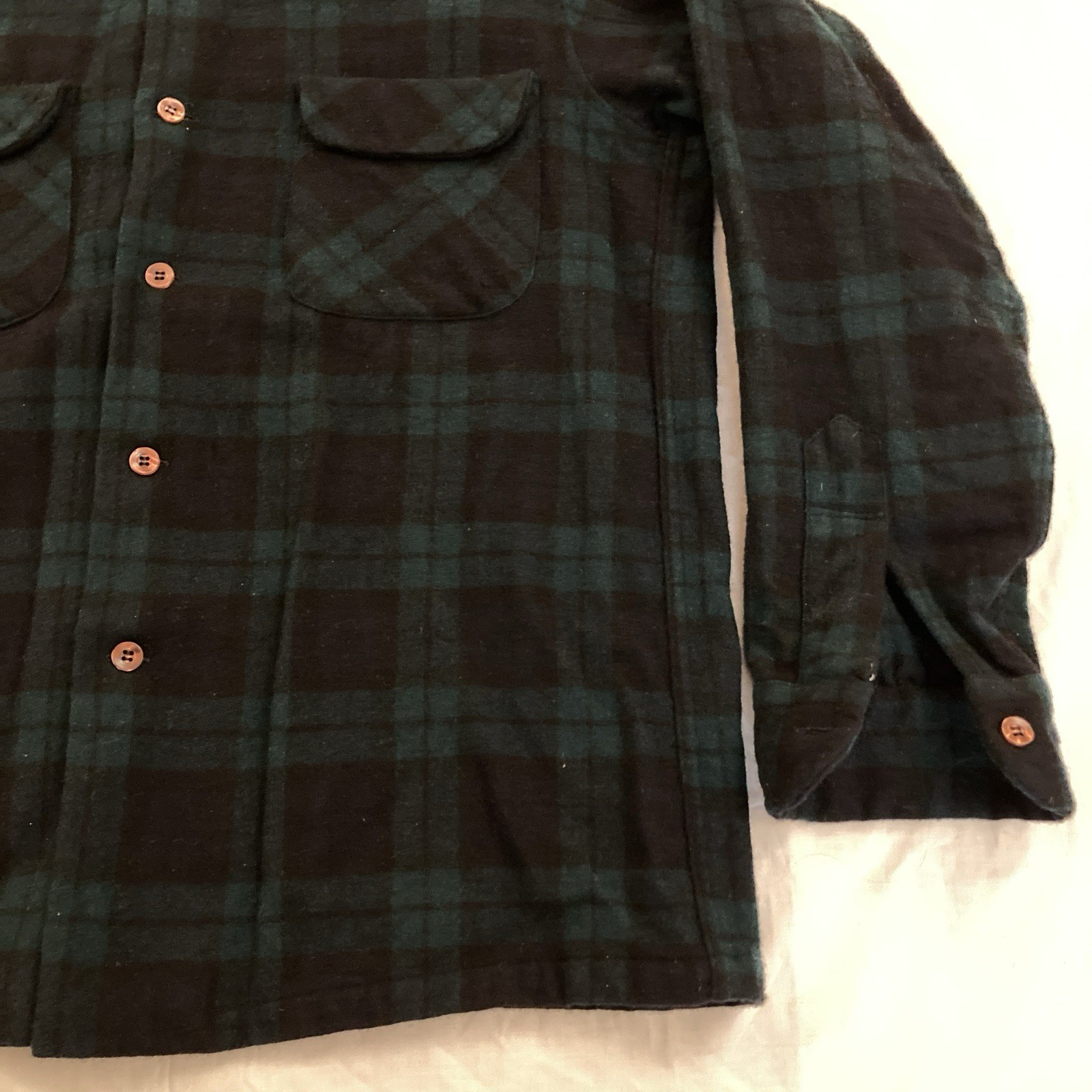 Pendleton Men’s Medium Wool Button Up Flannel Shi… - image 6