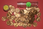 1947 S Lincoln Wheat Cent roll - BU and UNC