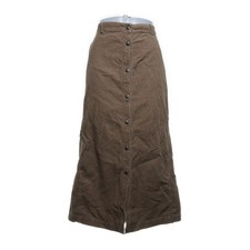 Flash, Rock, Größe: 42, Braun, Baumwolle, Fischgräte, Cord, Damen #hhP