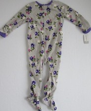 Carter's Floral Winter 1 Piece Footed Fleece Blanket Sleeper Size 4 T NWT