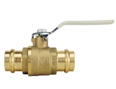 Apollo 94VLF10001A Brass Ball Valve 3/4'' Lead-Free Full Port Press Connection
