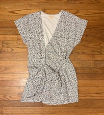 Sezane Samantha Dress Blue & White Floral Print (size: S)