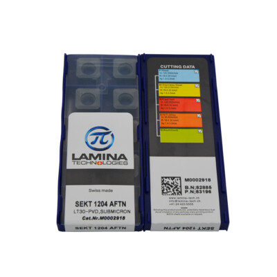 10pcs LAMINA SEKT1204AFTN LT30 CNC Carbide Inserts
