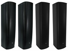 (2) JBL CBT 1000 1500 Watt Black Wall Mount Line Array Column Speakers+Extension