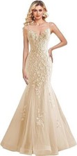 NEW Evening Formal Party Ball Gown Prom Bridesmaid Fishtail Host Show Dress A168