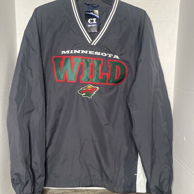 Sport Tek Mens V-neck/Pullover Minnesota WILD Wind Shirt