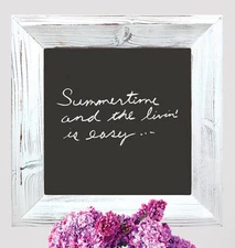 Wallies COUNTRY FRAME LOOK CHALKBOARD wall sticker decal chalk 26x25 black board