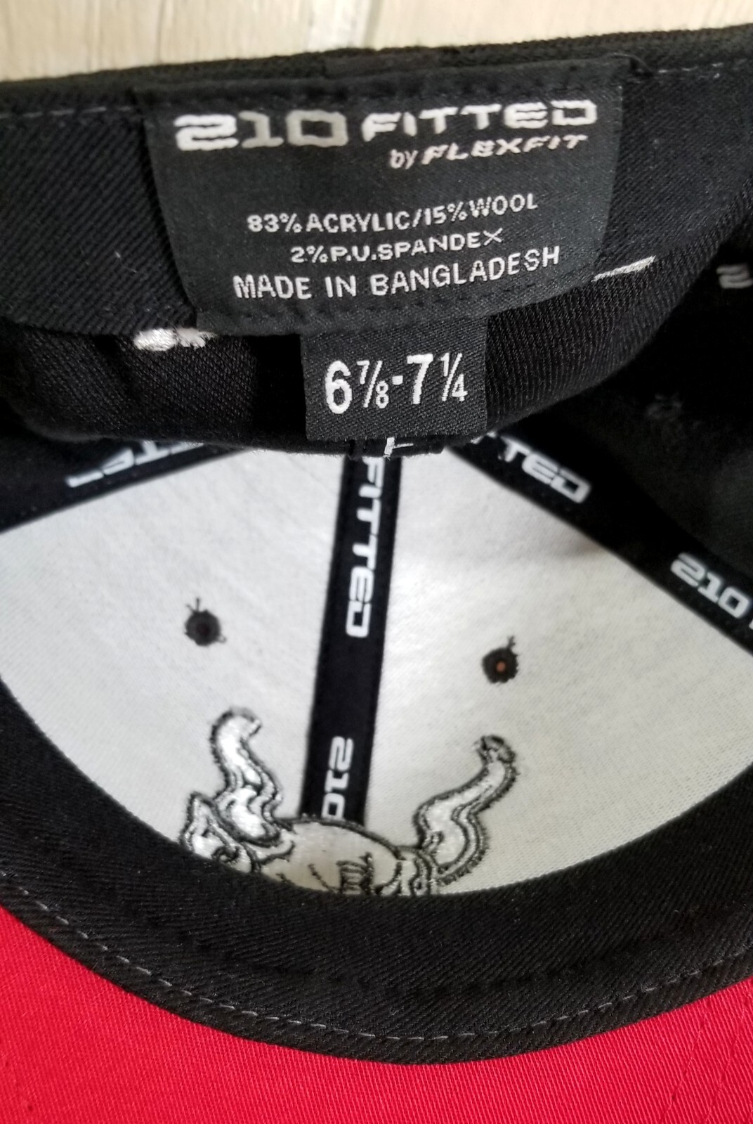 Stone Brewing ARROGANT BASTARD Craft Beer Logo 210 Fitted Hat Cap 6-7/8 - 7-1/4