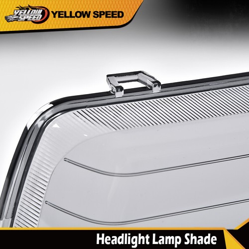 Fit For 99-02 Chevy Silverado 1500 2500 3500 Headlight Lens Cover Pair - Picture 6 of 12