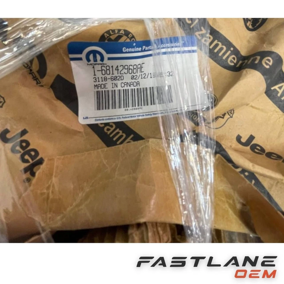 2017 - 2019 年 JEEP CHEROKEE WEATHERSTRIP - 门玻璃,右手全新原始设备制造商 68142968AE — 第 4/4 张图片