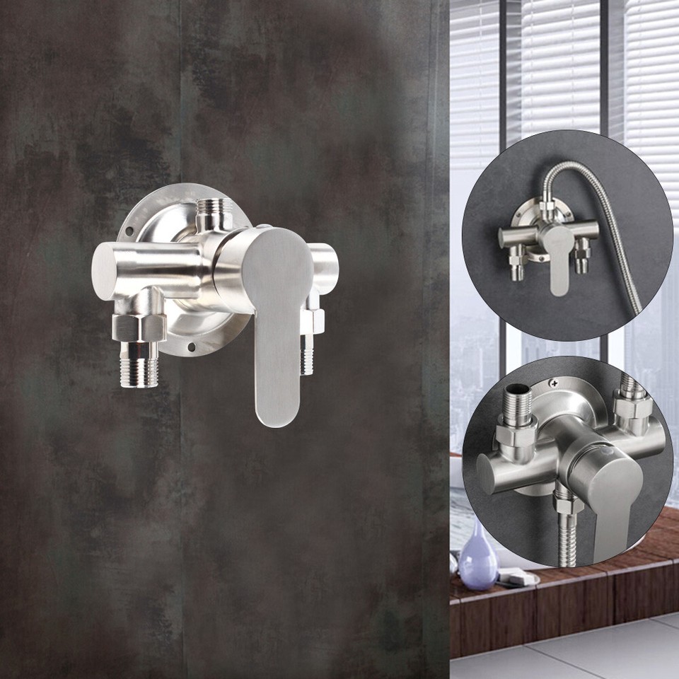 Wall Mount Shower Faucet Control Mixing Valve Bath Mixer Bathroom