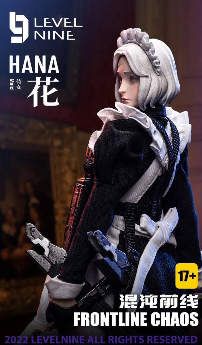 New JoyToy FRONTLINE CHAOS HANA MAID 1/12 Scale 6″ Female Figures