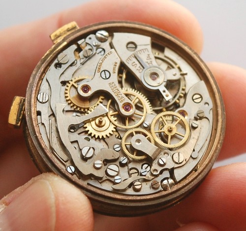 LOYAL 34MM VINTAGE HANDAUFZUG CHRONOGRAPHE SUISSE UHRWERK CHRONOGRAPH - Bild 2 von 7