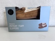 Wayland Square Women's Memory Foam Slippers - Size L 10-11 