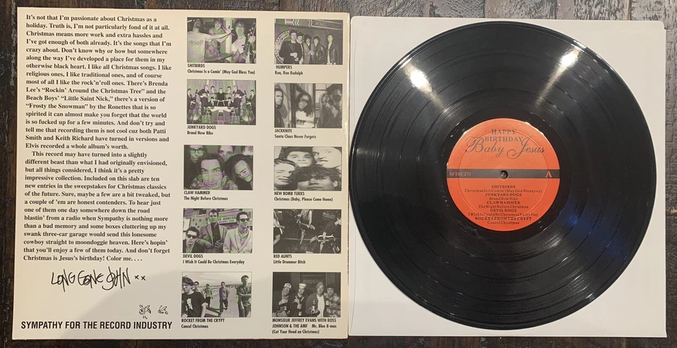 HAPPY BIRTHDAY, BABY JESUS 10" Vinyl-Rocket From The Crypt The New Bomb Turks - Image 3 of 4