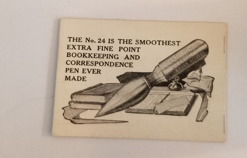Antique C Howard Hunt Pen tips Round Pointed 144 Nibs in Box #97 and Paper Ad - Picture 14 of 19